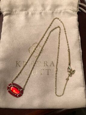 Stunning Red Kendra Scott Necklace